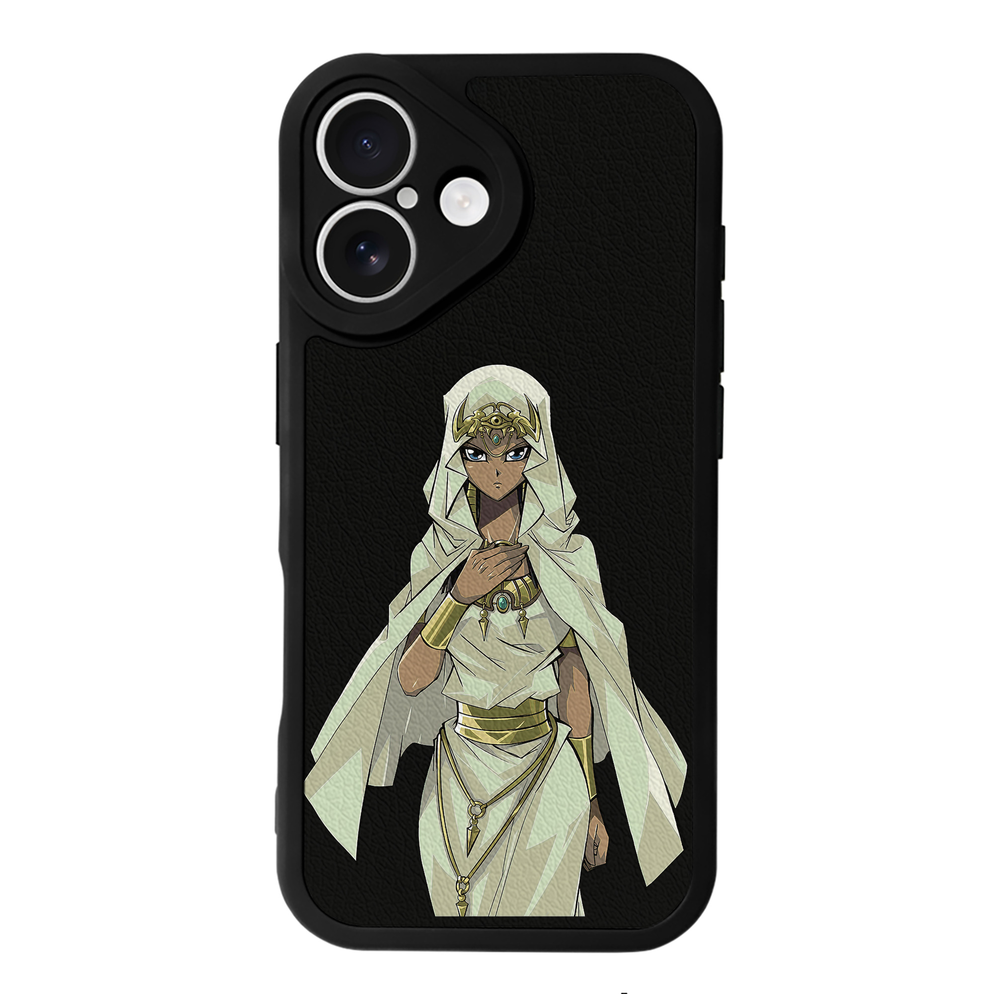 （画像用） 遊☆戯☆王 Yu-Gi-Oh! 【iPhone 16シリーズ対応】シリコンスマホケース（レザー調） 材質：シリコン